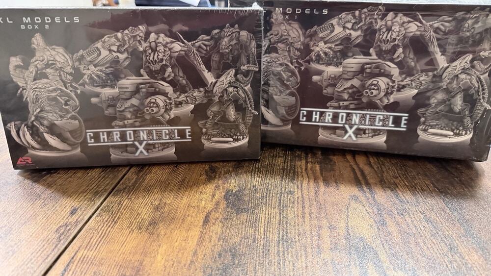 Chronicle X - XXL Models Box 1 and 2 Brand New In Boxes Sealed